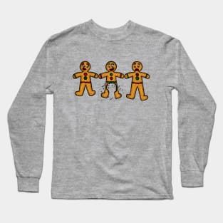 Gingerbread men Christmas Cookies Joke Long Sleeve T-Shirt